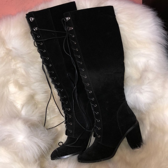 Never worn high heel boots shoedazzle - Picture 1 of 2